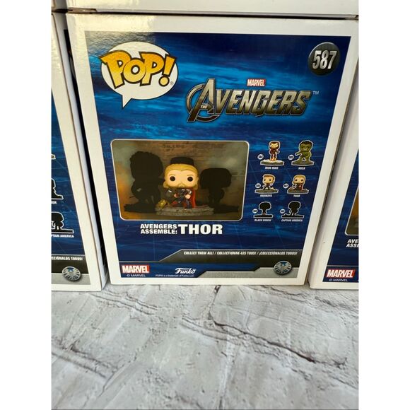 Funko Pop Deluxe Marvel Avengers Assemble Figures Complete Set Of 6 NEW - Picture 12 of 15